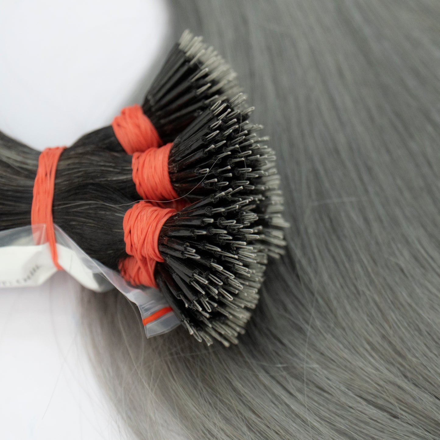 Extensii Nanoring Par Rusesc Ombre Negru Grey