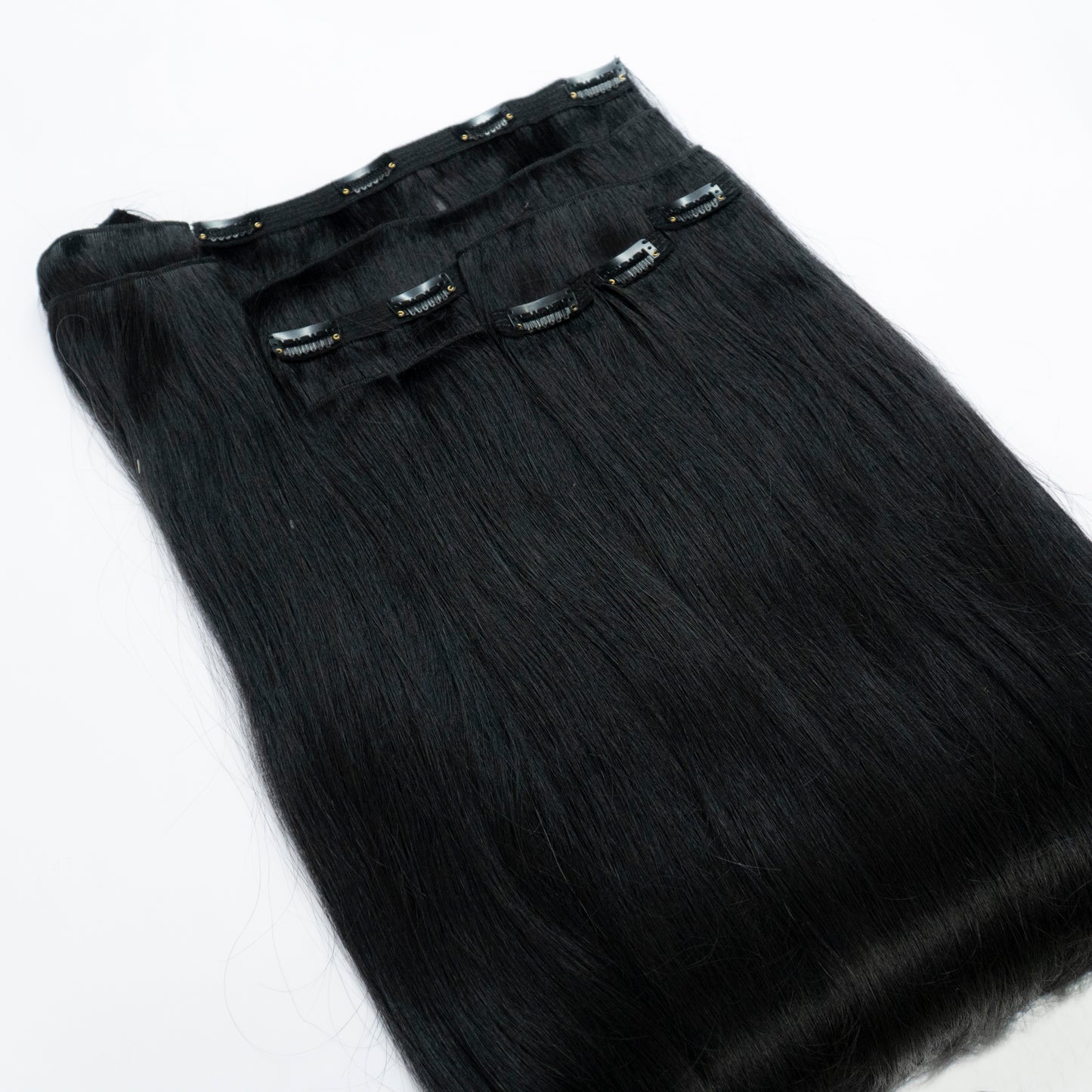 Extensii din păr rusesc Clip-On Brunet