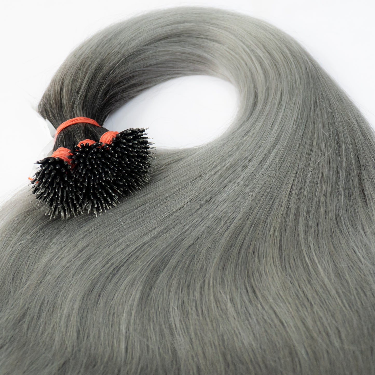 Extensii Nanoring Par Rusesc Ombre Negru Grey