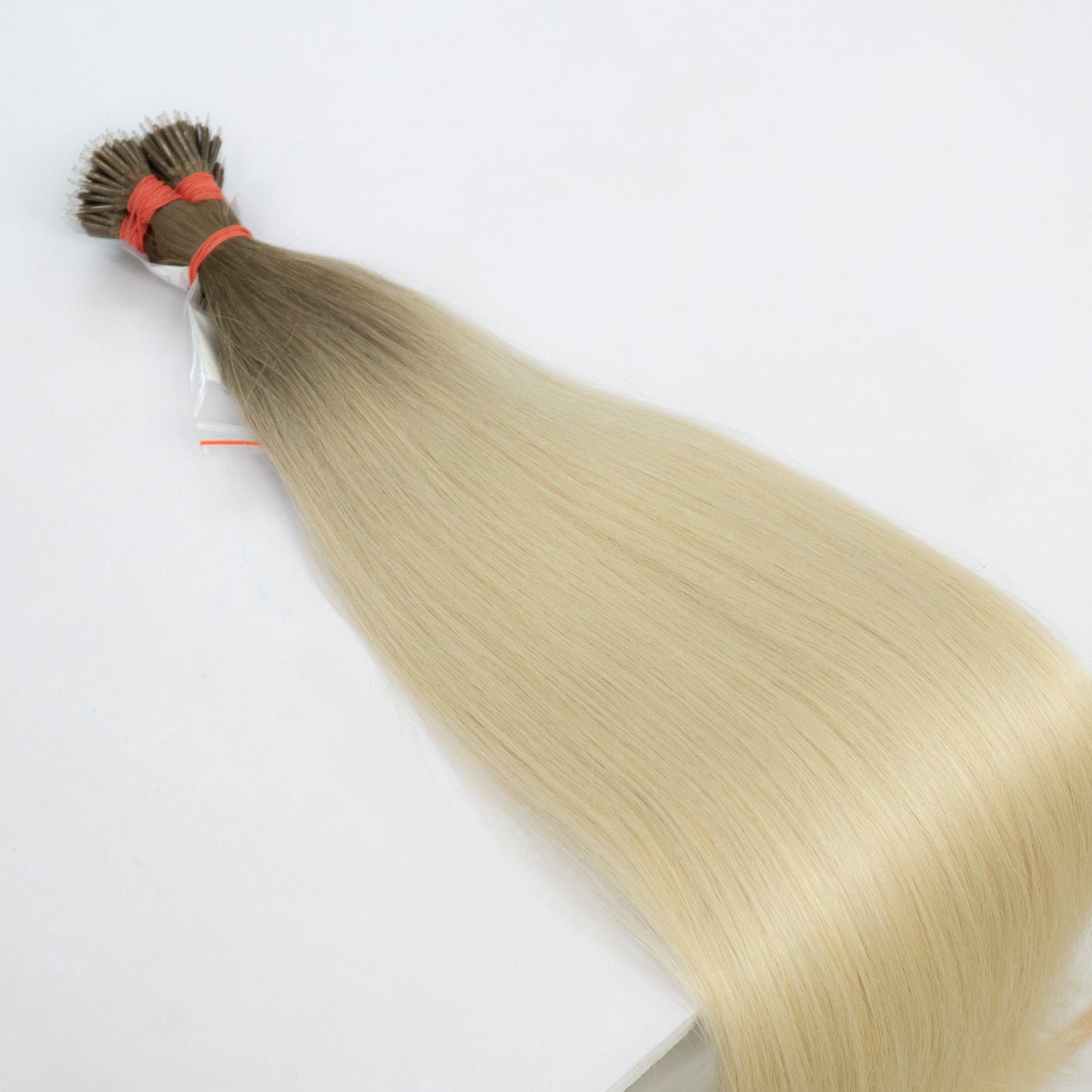 Extensii Nanoring Par Rusesc Ombre Saten Deschis Blond