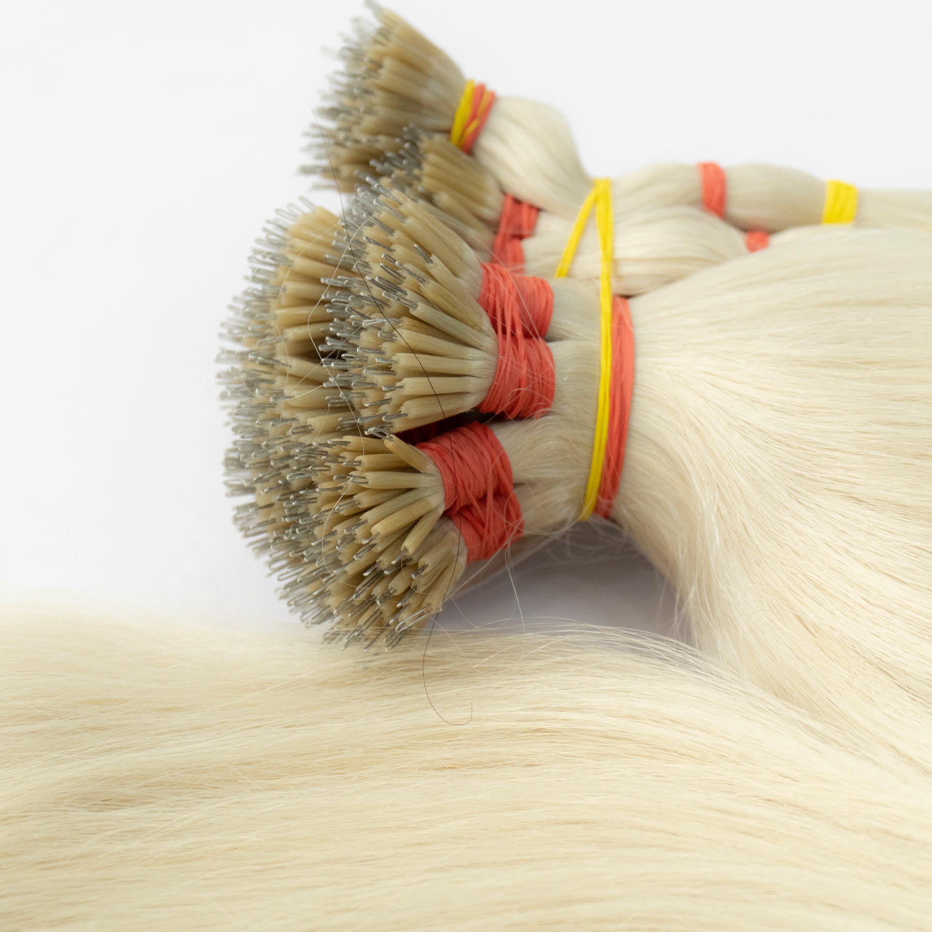 Extensii Nanoring Blond Par Rusesc
