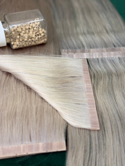 Extensii Par Natural Butterfly Blond Grey