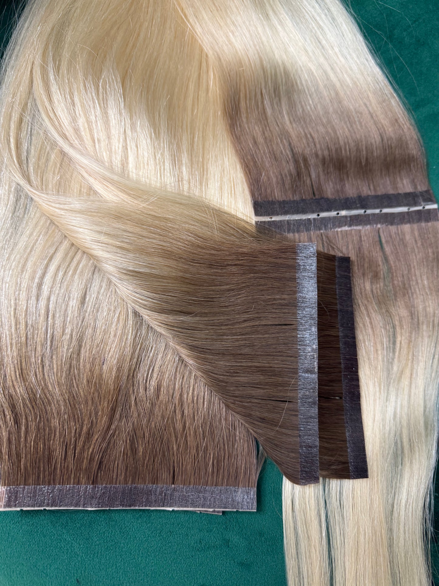 Extensii Par Natural Butterfly Ombre Saten Blond