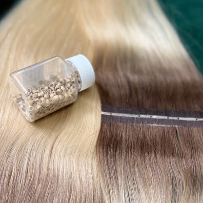 Extensii Par Natural Butterfly Ombre Saten Blond