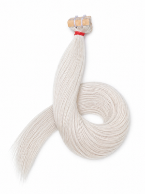 Extensii Tape On Par Natural Rusesc Blond Silver