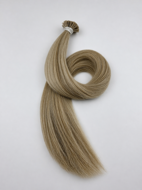 Extensii Cheratina Păr Rusesc Balayage Blond Deschis Blond Inchis