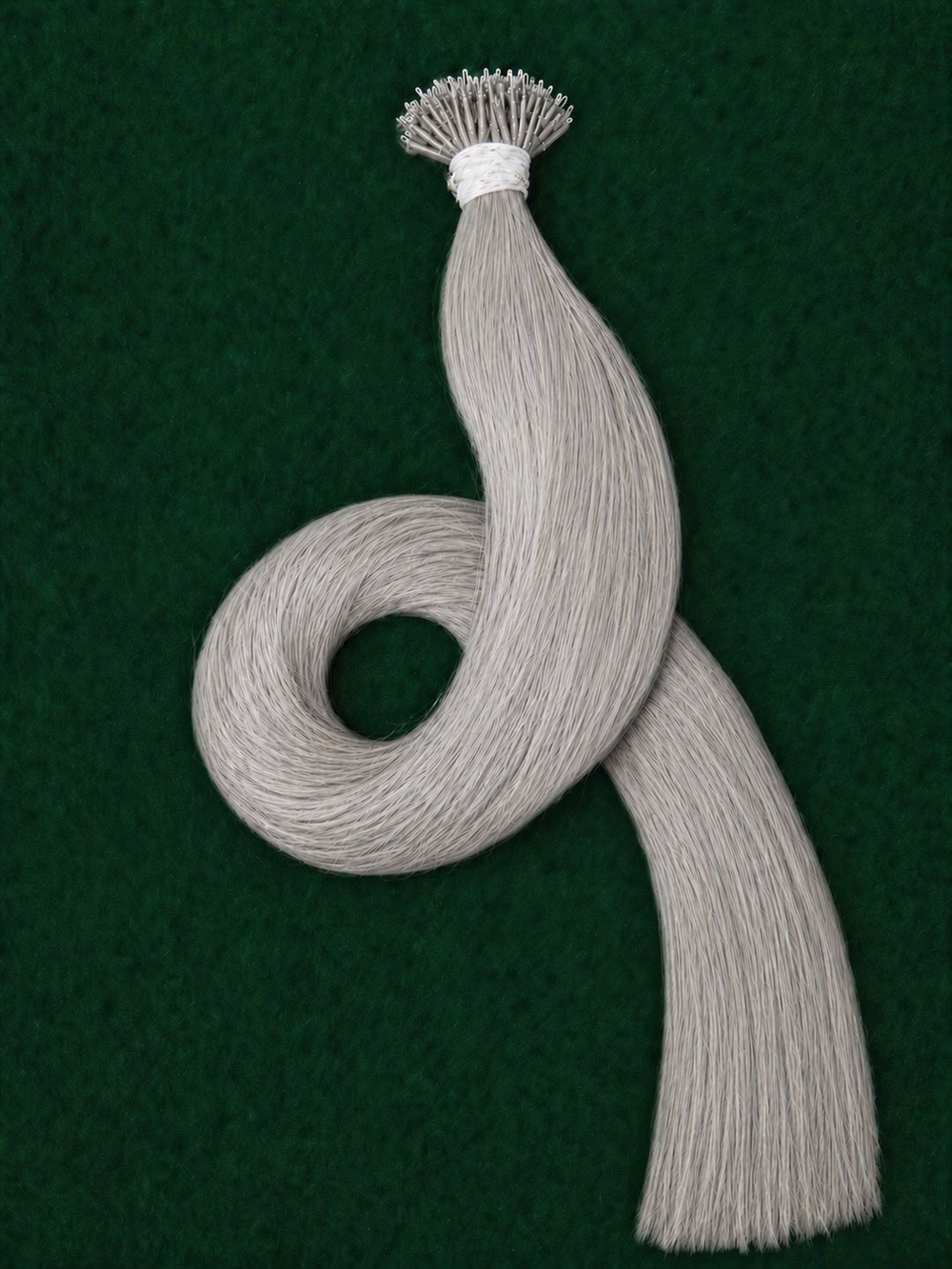 Extensii Nanoring Par Rusesc Blond Gri