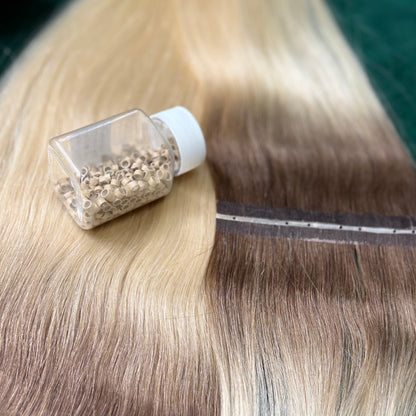 Extensii Par Natural Butterfly Ombre Saten Blond