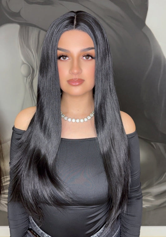 Peruca cu Dantela Tina 1B 75 cm