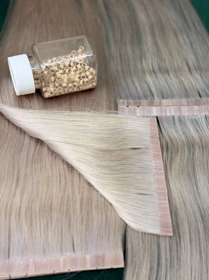 Extensii Par Natural Butterfly Blond Grey