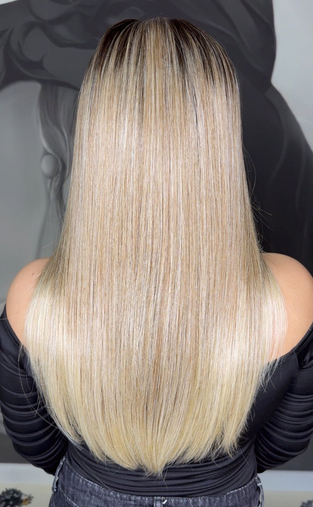 Peruca cu Dantela  Erika Ombre  8/t12q/22d