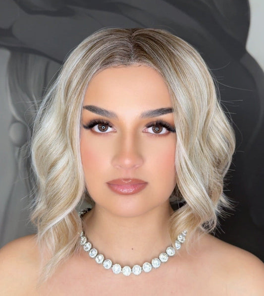 Peruca cu Dantela  Bob Lung Wawes   Elowen  J4123