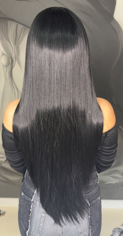 Peruca cu Dantela PetraBrunet # 1b 75 cm