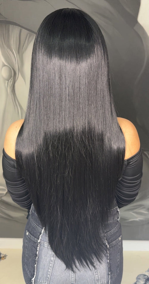 Peruca cu Dantela PetraBrunet # 1b 75 cm