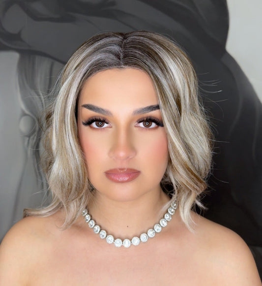 Peruca cu Dantela  Bob Lung Wawes   Elowen  J41462