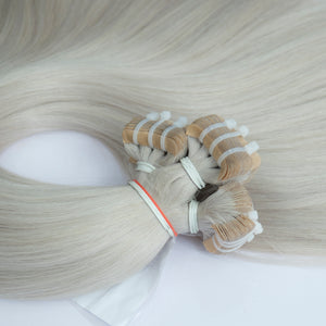Extensii Tape On Par Natural Rusesc Blond Silver