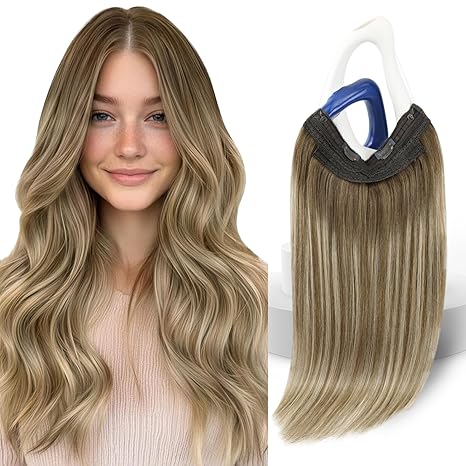Tresa de par Flip-In premium Balayage Saten Deschis Blond