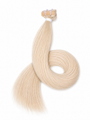 Extensii Tape On Par Natural Rusesc Blond Miere