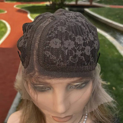 Peruca cu Dantela  Bob Lung Wawes   Elowen J41280a