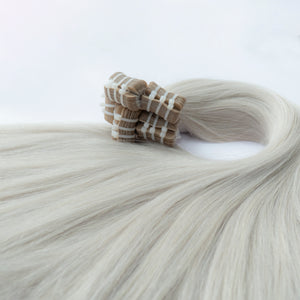 Extensii Tape On Par Natural Rusesc Blond Silver