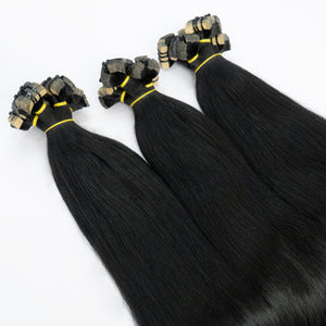 Extensii Tape On Par Natural Rusesc Brunet #1