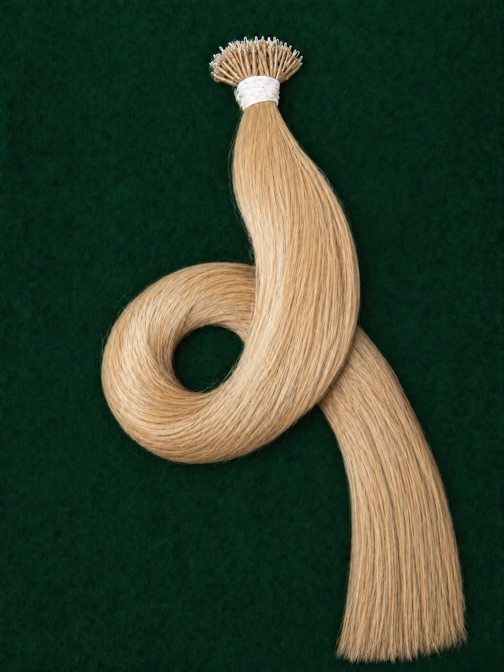 Extensii Nanoring Păr Rusesc Blond Inchis