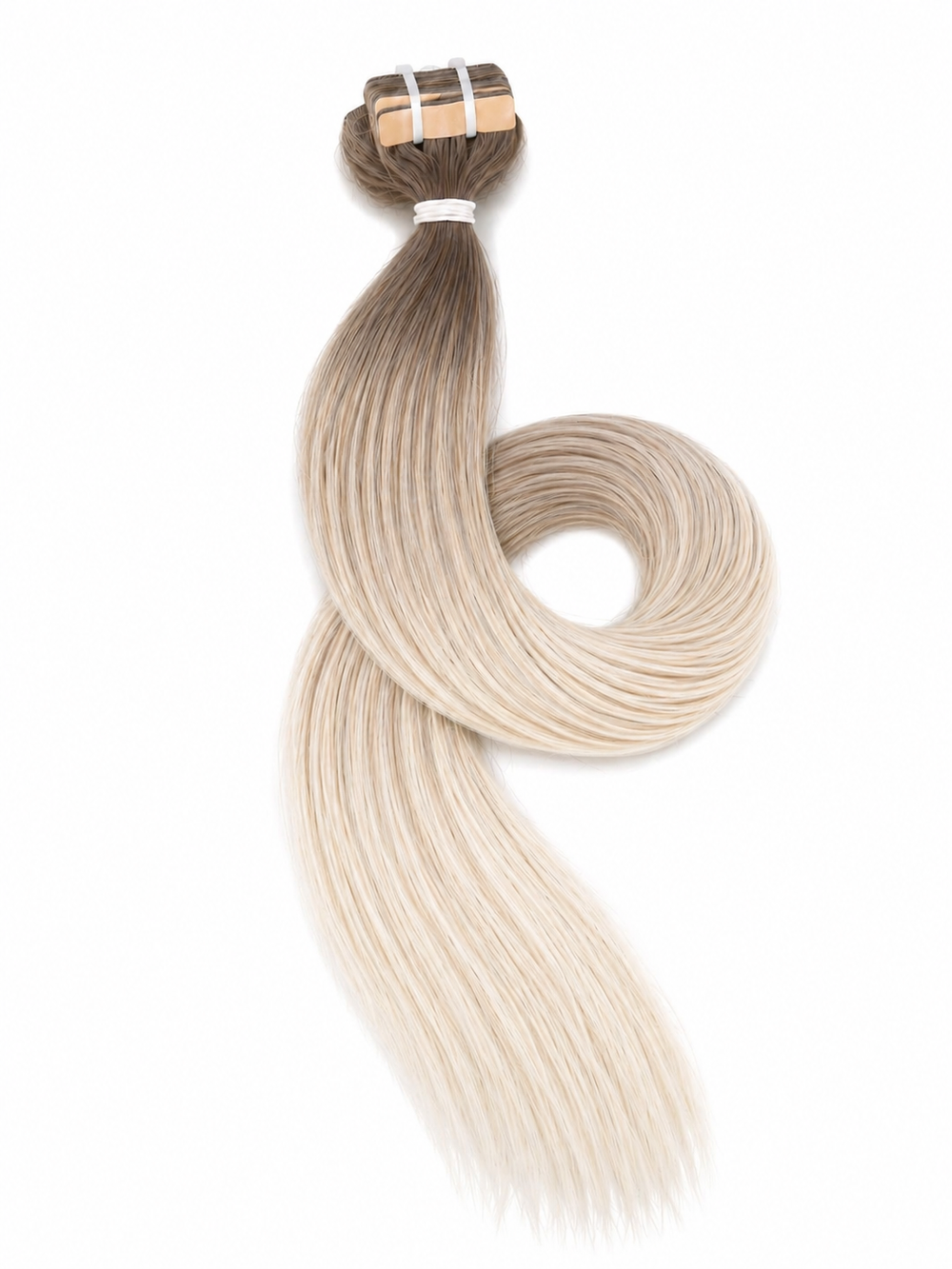 Extensii Tape On Par Natural Ombre Saten Blond